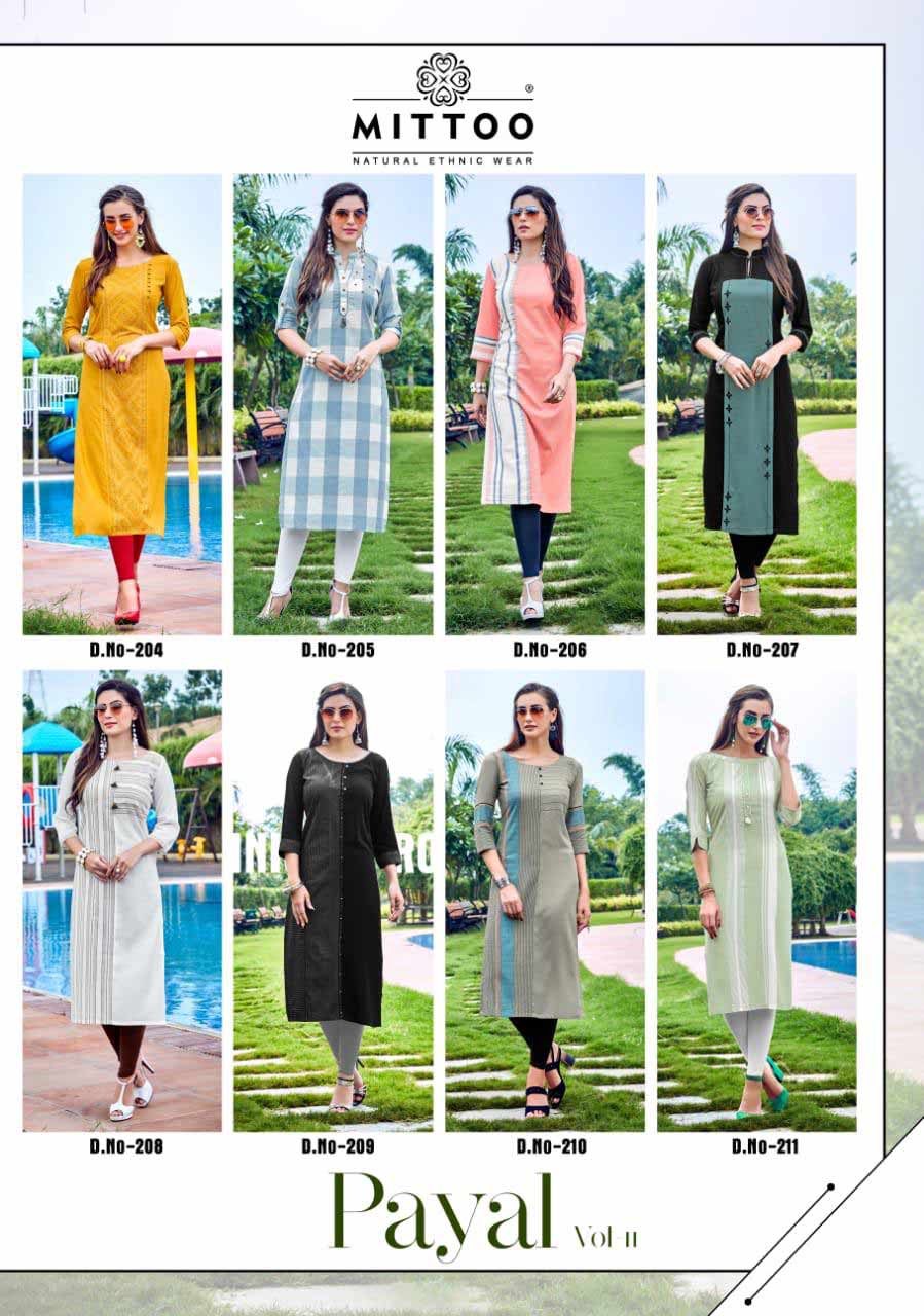 Mittoo Payal Vol-11 Rayon Print Kurti Catalog Mittoo Payal Vol-11 Rayon Print Kurti Catalog